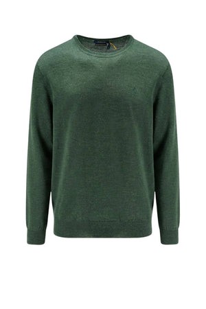 Polo Ralph Lauren Maglia Uomo in lana merino / Verde Pino