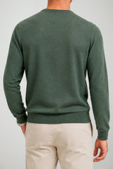 Polo Ralph Lauren Maglia Uomo in lana merino / Verde Pino