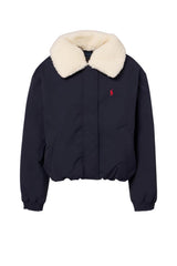 Polo Ralph Lauren Piumino Donna con collo in sherpa