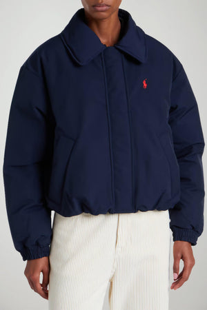 Polo Ralph Lauren Piumino Donna con collo in sherpa