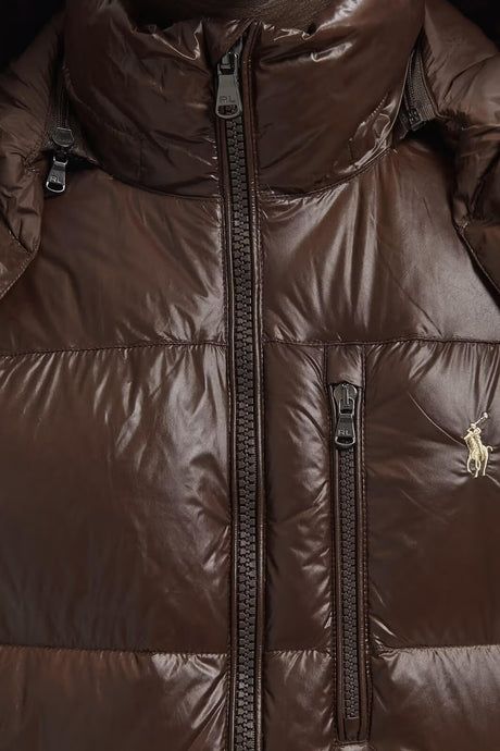 Polo Ralph Lauren Piumino Uomo Glossy / Marrone