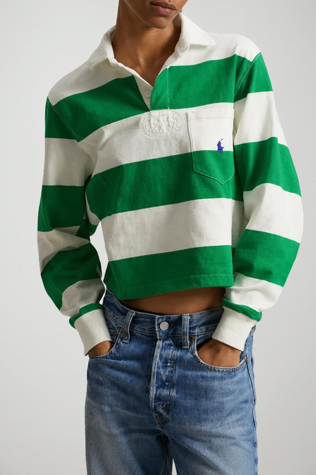 Polo Ralph Lauren Polo Donna a righe con taschino