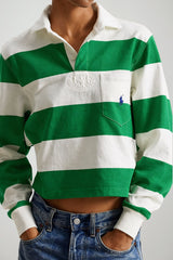 Polo Ralph Lauren Polo Donna a righe con taschino