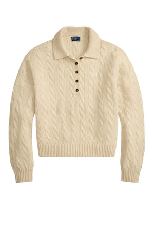 Polo Ralph Lauren Polo Donna a trecce / Burro