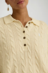 Polo Ralph Lauren Polo Donna a trecce / Burro