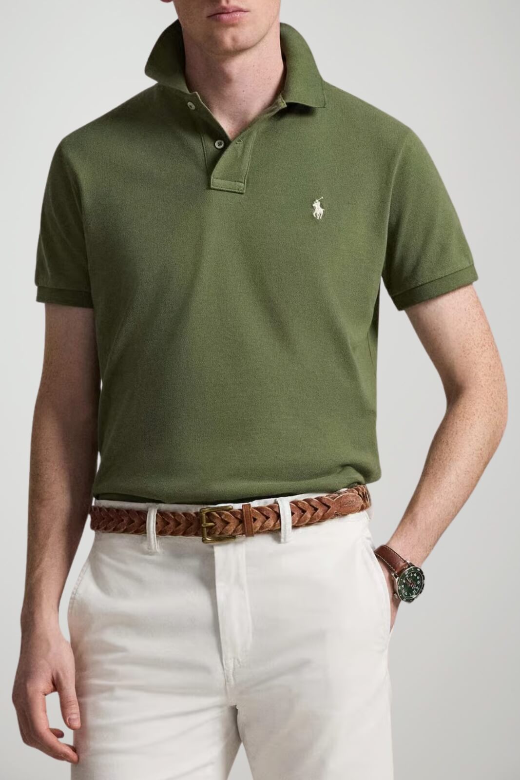 Polo Ralph Lauren Polo Uomo in Piquet / Army