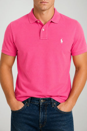 Polo Ralph Lauren Polo Uomo in Piquet / Rosa
