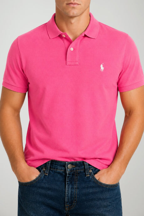 Polo Ralph Lauren Polo Uomo in Piquet / Rosa