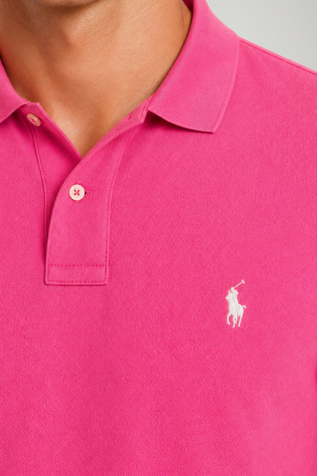 Polo Ralph Lauren Polo Uomo in Piquet / Rosa