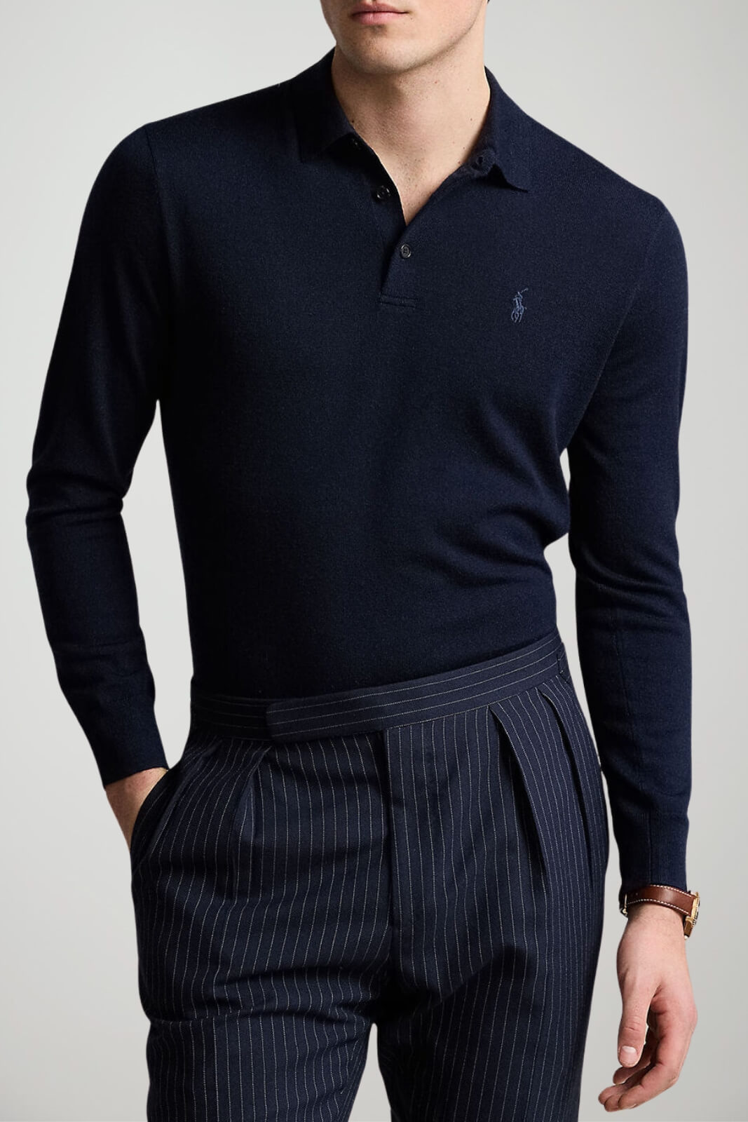 Polo Ralph Lauren Polo Uomo in lana merino / Navy