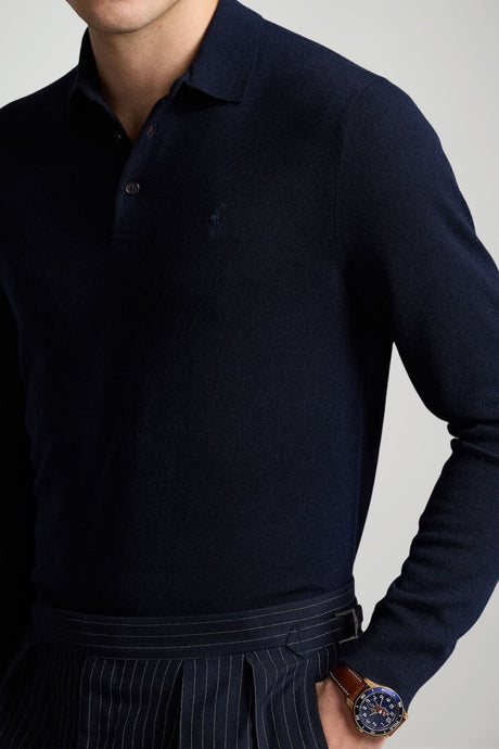 Polo Ralph Lauren Polo Uomo in lana merino / Navy