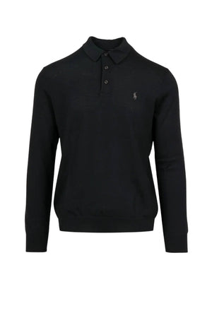 Polo Ralph Lauren Polo Uomo in lana merino / Nero