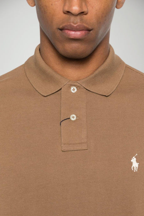 Polo Ralph Lauren Polo Uomo custom slim fit / Coffee