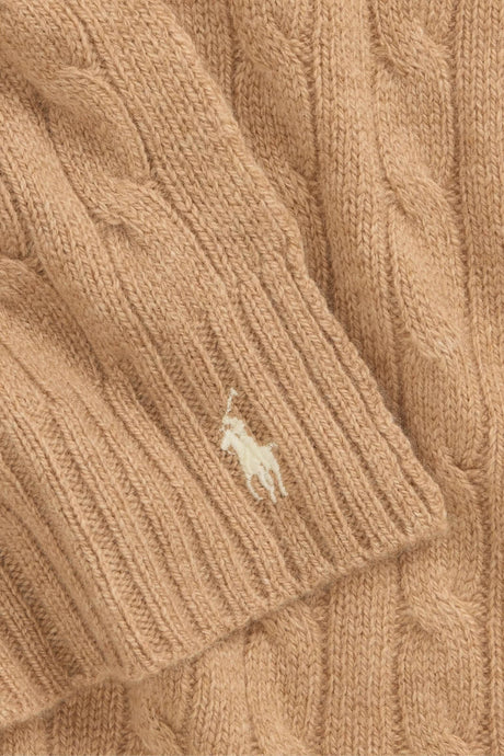 Polo Ralph Lauren Sciarpa Donna a trecce / Cammello