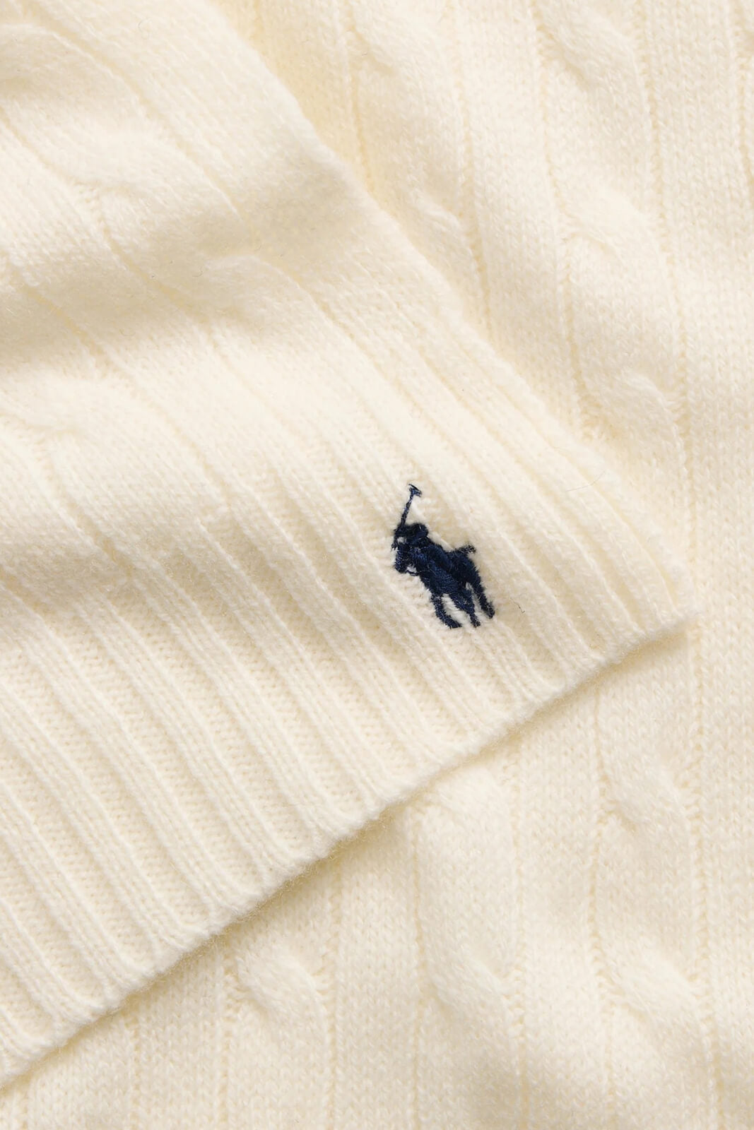 Polo Ralph Lauren Sciarpa Donna a trecce / Crema
