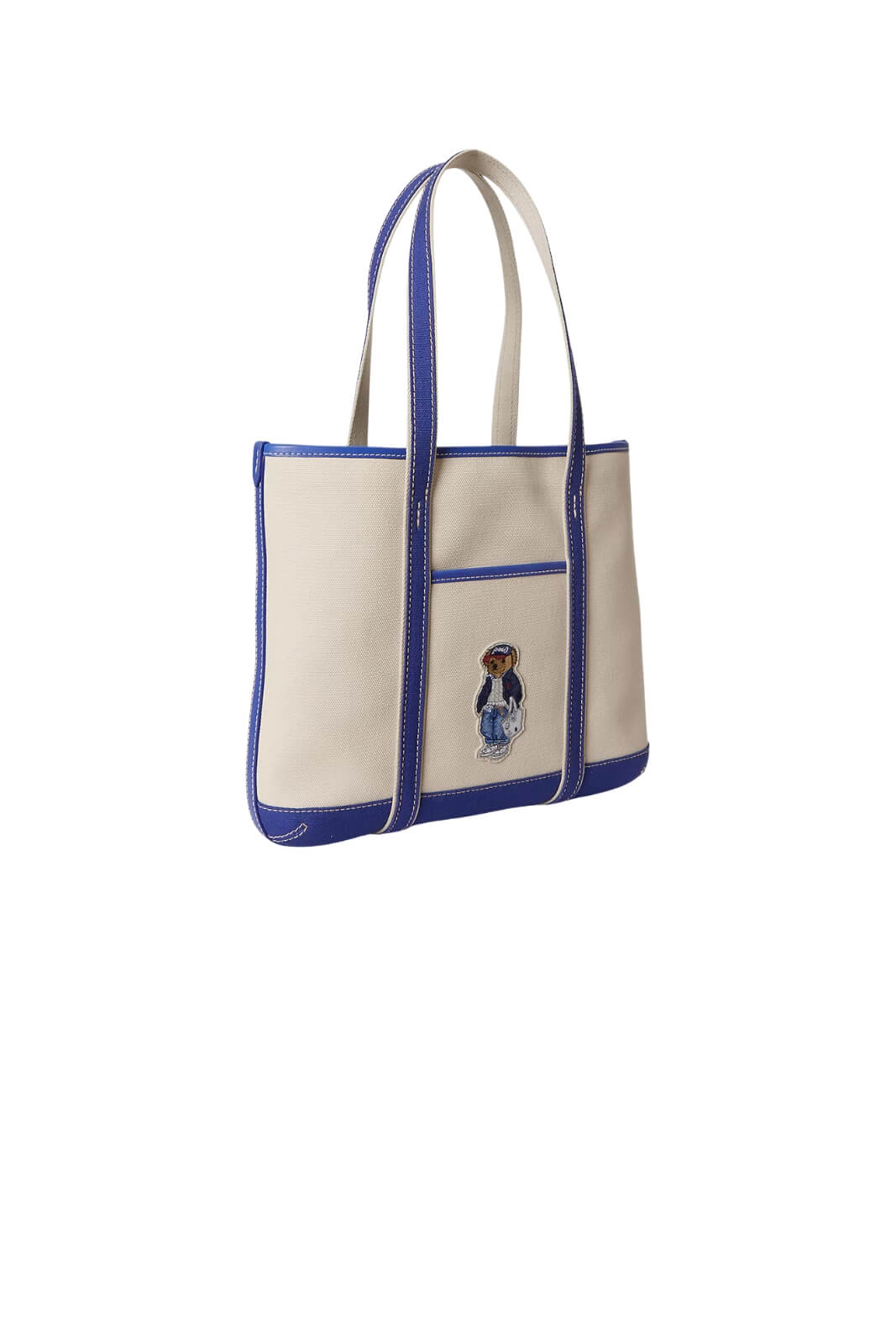 Polo Ralph Lauren Shopper Donna tote Polo Bear piccola in tela