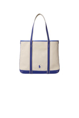 Polo Ralph Lauren Shopper Donna tote Polo Bear piccola in tela