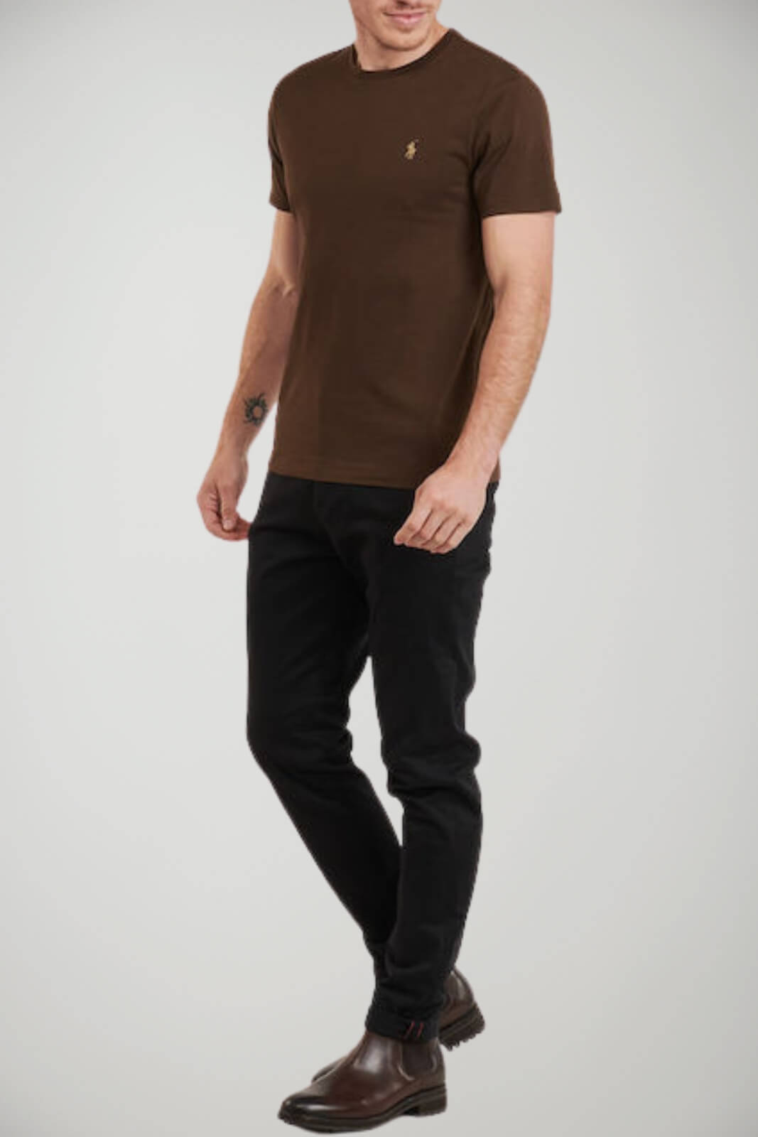 T-Shirt da uomo Polo Ralph Lauren in cotone outfit