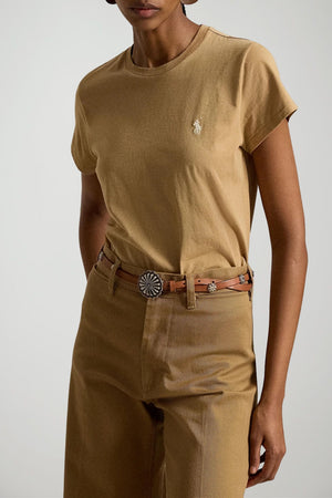Polo Ralph Lauren T-shirt Donna in cotone / Cammello
