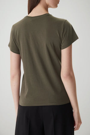 Polo Ralph Lauren T-shirt Donna in cotone / Oliva