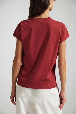 Polo Ralph Lauren T-shirt Donna in jersey / red