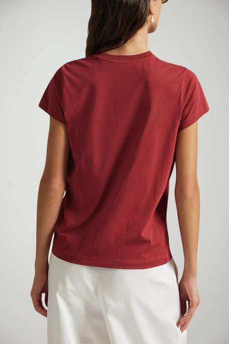 Polo Ralph Lauren T-shirt Donna in jersey / red