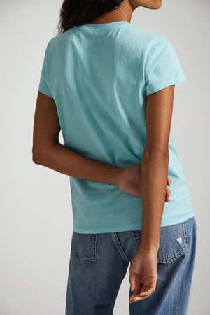 Polo Ralph Lauren T-shirt Donna in jersey / sky
