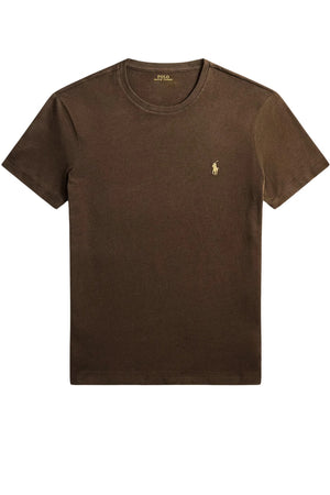 Polo Ralph Lauren T-shirt Uomo Custom Slim Fit / Marrone