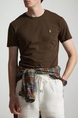 Polo Ralph Lauren T-shirt Uomo Custom Slim Fit / Marrone