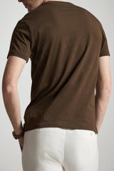 Polo Ralph Lauren T-shirt Uomo Custom Slim Fit / Marrone