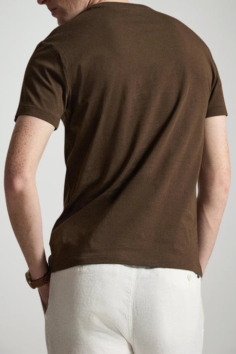Polo Ralph Lauren T-shirt Uomo Custom Slim Fit / Marrone