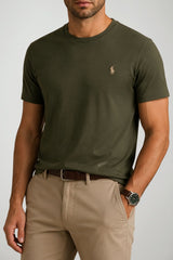 Polo Ralph Lauren T-shirt Uomo Custom Slim Fit / Oliva