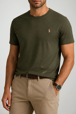 Polo Ralph Lauren T-shirt Uomo Custom Slim Fit / Oliva