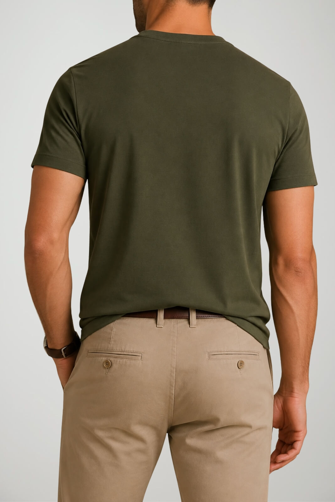 Polo Ralph Lauren T-shirt Uomo Custom Slim Fit / Oliva