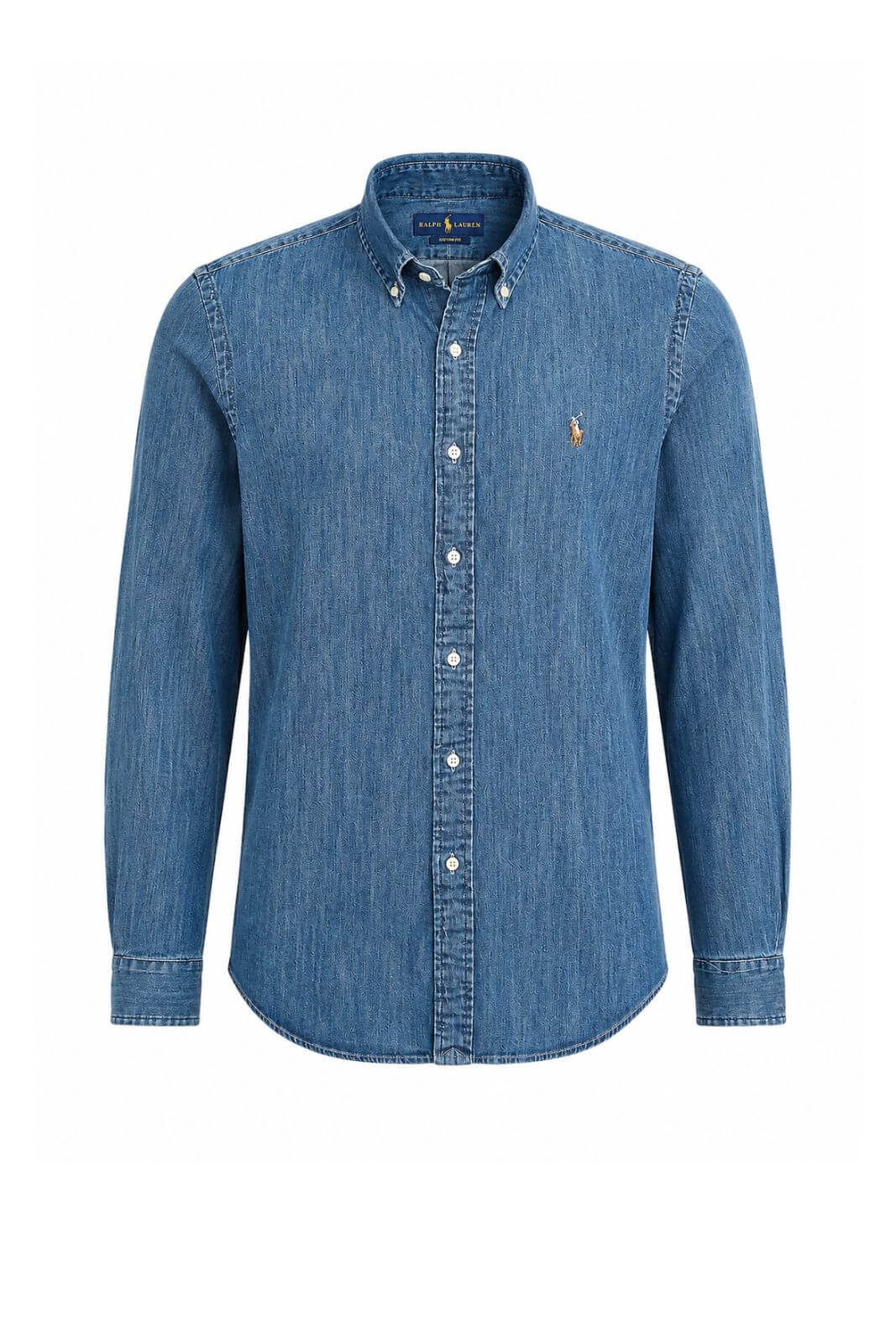 Polo Ralph Lauren Camicia Uomo in denim Custom Fit