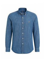 Polo Ralph Lauren Camicia Uomo in denim Custom Fit