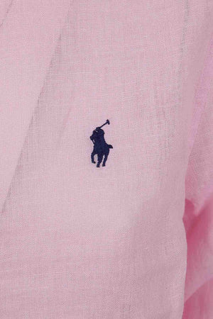 Camicia da uomo Polo Ralph Lauren in lino con logo