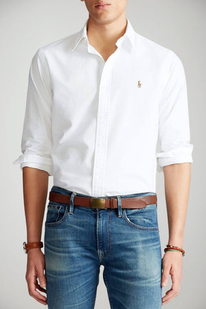 Polo Ralph Lauren camicia uomo Oxford Custom Fit