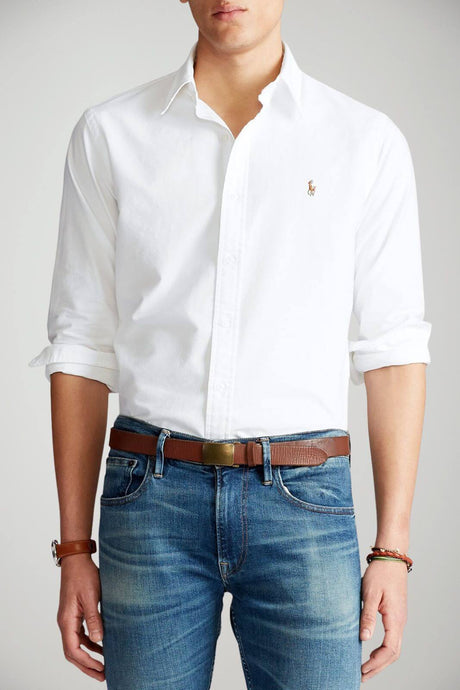 Polo Ralph Lauren camicia uomo Oxford Custom Fit