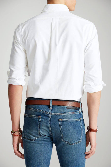 Polo Ralph Lauren camicia uomo Oxford Custom Fit