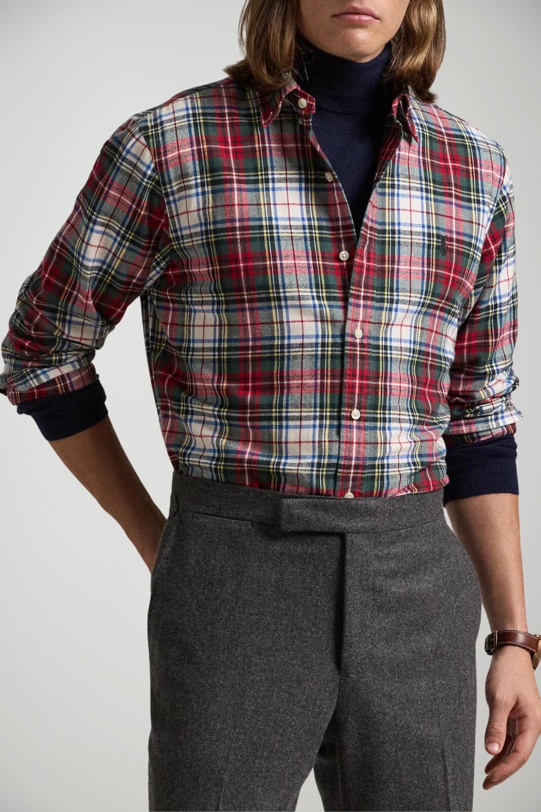 Camicia da uomo Polo Ralph Lauren a quadri