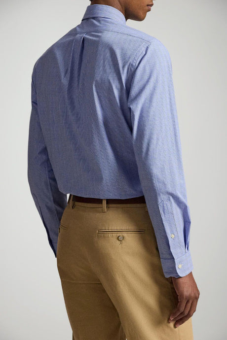 Polo Ralph Lauren Camicia Uomo Principe di Galles Custom Fit