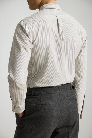 Polo Ralph Lauren Camicia Uomo Oxford rigata Custom Fit