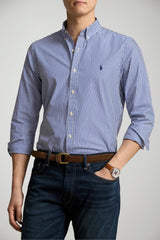 Camicia uomo Polo Ralph Lauren in fantasia rigata fronte 1