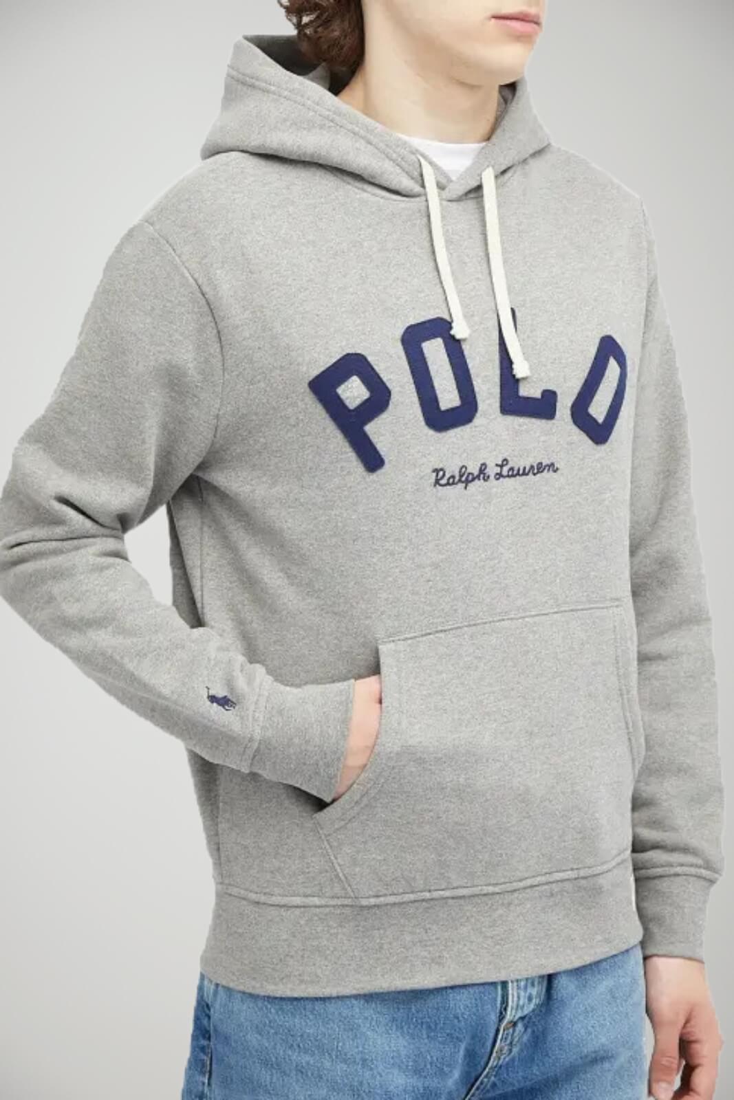 Felpa da uomo Polo Ralph Lauren con cappuccio e logo