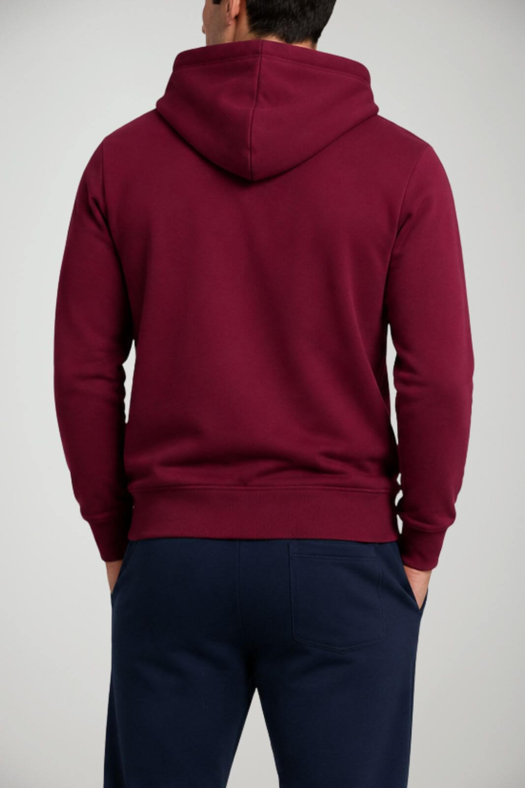 Polo Ralph Lauren Felpa Uomo con cappucccio e maxi logo / Bordeaux