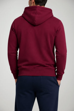 Polo Ralph Lauren Felpa Uomo con cappucccio e maxi logo / Bordeaux
