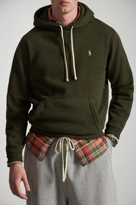 Polo Ralph Lauren Felpa Uomo M Classics / Oliva