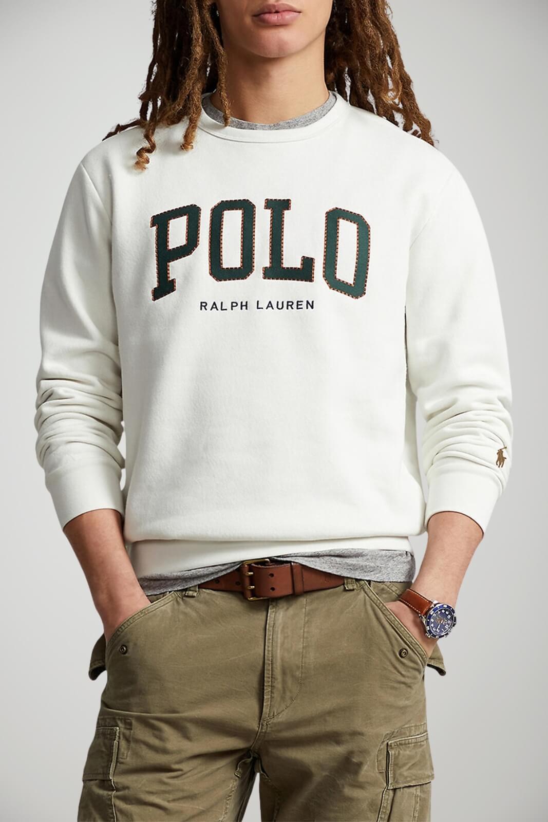 Felpa uomo Polo Ralph Lauren a girocollo con logo
