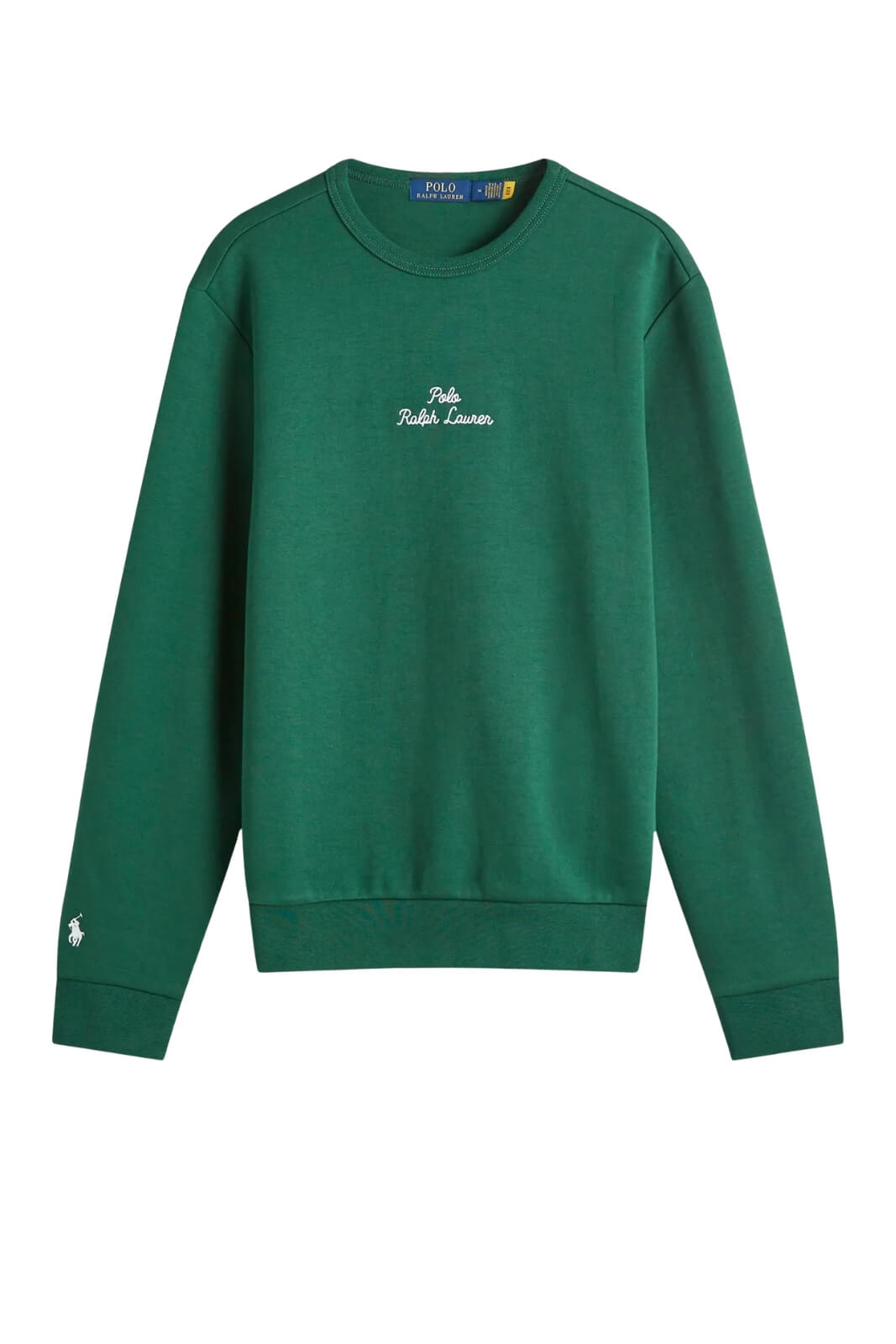 Felpa da uomo Polo Ralph Lauren a girocollo con ricamo a contrasto